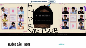 What Btsfanpagevietsub.video.blog website looked like in 2023 (This year)