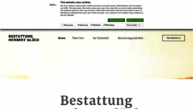 What Bestattung-glueck.at website looked like in 2023 (This year)