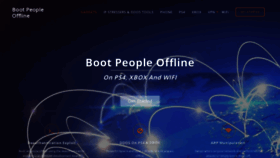 What Bootpeopleoffline.com website looked like in 2023 (This year)