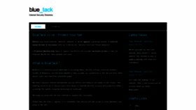 What Bluetack.co.uk website looked like in 2023 (This year)
