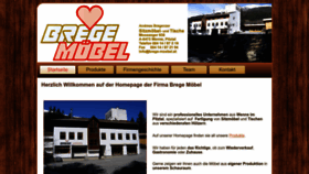 What Brege-moebel.at website looked like in 2023 (This year)