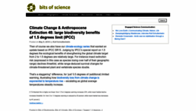What Bitsofscience.org website looked like in 2023 (This year)