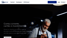 What Btgpactual.com website looked like in 2023 (This year)
