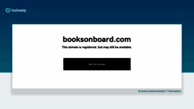 What Booksonboard.com website looked like in 2023 (This year)