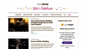 What Blog.beau-coup.com website looked like in 2023 (This year)