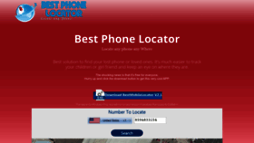 What Bestphonelocator.com website looked like in 2023 (This year)