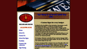 What Belmeadesigns.com website looked like in 2023 (This year)