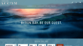 What Byronbayaccom.net website looked like in 2023 (This year)
