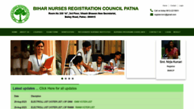 What Bnrcpatna.com website looked like in 2023 (This year)