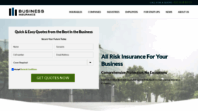 What Businessinsurance.co.za website looked like in 2023 (This year)