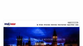 What Britain-visitor.com website looked like in 2023 (This year)