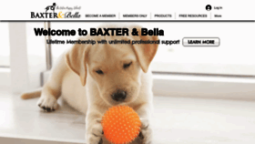 What Baxterandbella.com website looked like in 2023 (This year)