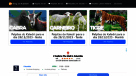 What Blogkaledri.com.br website looked like in 2023 (This year)