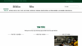 What Benhvienvietduc.org website looked like in 2023 (This year)
