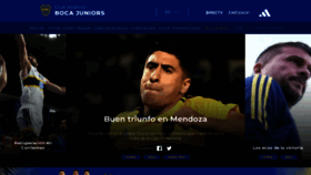 What Bocajuniors.com.ar website looked like in 2023 (This year)