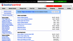What Bostoncentral.com website looked like in 2023 (This year)