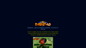 What Badik4d.xyz website looked like in 2023 (This year)