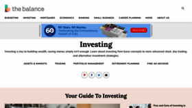 What Beginnersinvest.about.com website looked like in 2023 (This year)