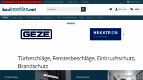 What Baubeschlag.net website looked like in 2023 (This year)