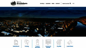 What Brattleboro.org website looked like in 2023 (This year)