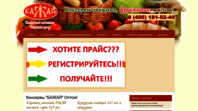 What Bazhai.ru website looked like in 2023 (This year)