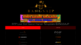 What Bangsajprtp.com website looked like in 2023 (This year)