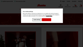 What Bata.it website looked like in 2023 (This year)