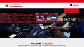 What Bracsm.org website looked like in 2023 (This year)
