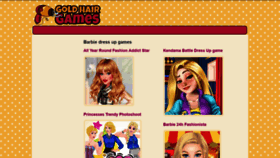 What Barbie-dressup.goldhairgames.com website looked like in 2023 (This year)