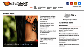 What Buffalonynews.net website looked like in 2023 (This year)