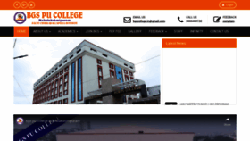 What Bgscollege.in website looked like in 2023 (This year)