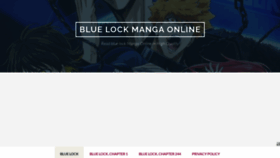 What Bluelockmangaonline.com website looked like in 2023 (This year)