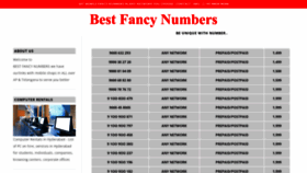 What Bestfancynumber.com website looked like in 2023 (This year)