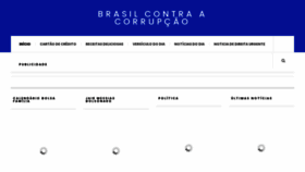 What Brasilcontraacorrupcao.com website looked like in 2023 (This year)