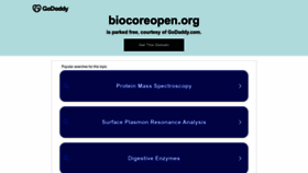 What Biocoreopen.org website looked like in 2023 (This year)