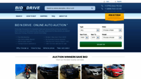 What Bidndrive.com website looked like in 2023 (This year)