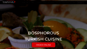 What Bosphorousrestaurant.com website looked like in 2023 (This year)