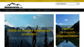 What Bergsporter.com website looked like in 2023 (This year)