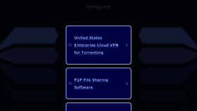 What Btmag.net website looked like in 2023 (This year)
