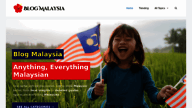 What Blogmalaysia.com website looked like in 2023 (This year)
