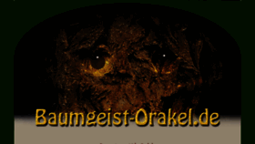 What Baumgeist-orakel.de website looks like in 2024 