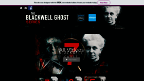 What Blackwellghost.com website looks like in 2024 