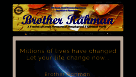 What Brotherrahman.net website looks like in 2024 