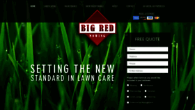 What Bigredmowing.com website looks like in 2024 