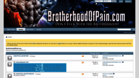 What Brotherhoodofpain.com website looked like in 2024 (2 years ago)