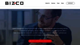 What Bizco.co.za website looks like in 2024 