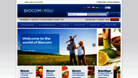 What Biocom-international.eu website looks like in 2024 