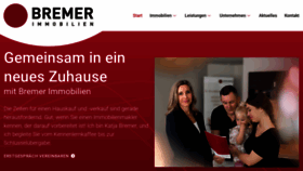What Bremer-immobilien.de website looks like in 2024 
