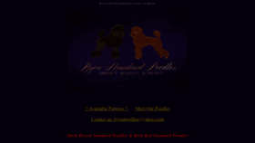 What Bijoupoodles.com website looks like in 2024 