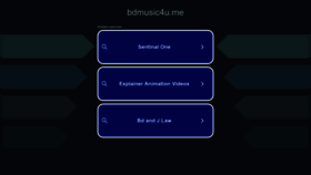 What Bdmusic4u.me website looks like in 2024 